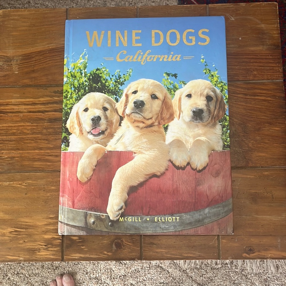 Wine, dogs, California to hardcover